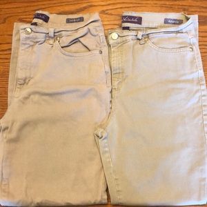 Gloria Vanderbilt Kaki Pants (Bundle of 2)